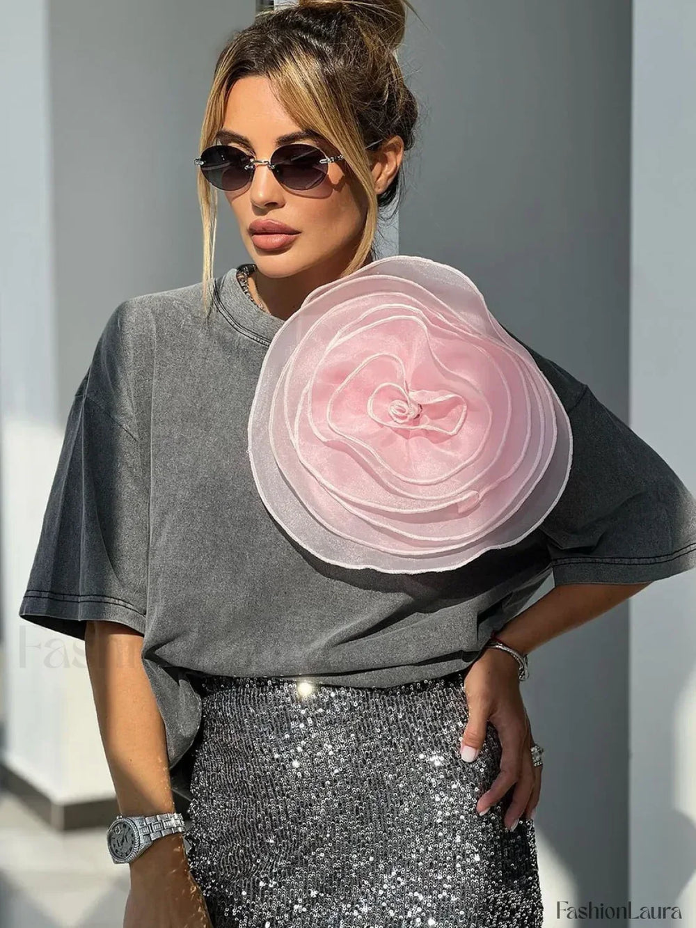 Acid Washed Vintage Cotton T Shirt Black / M