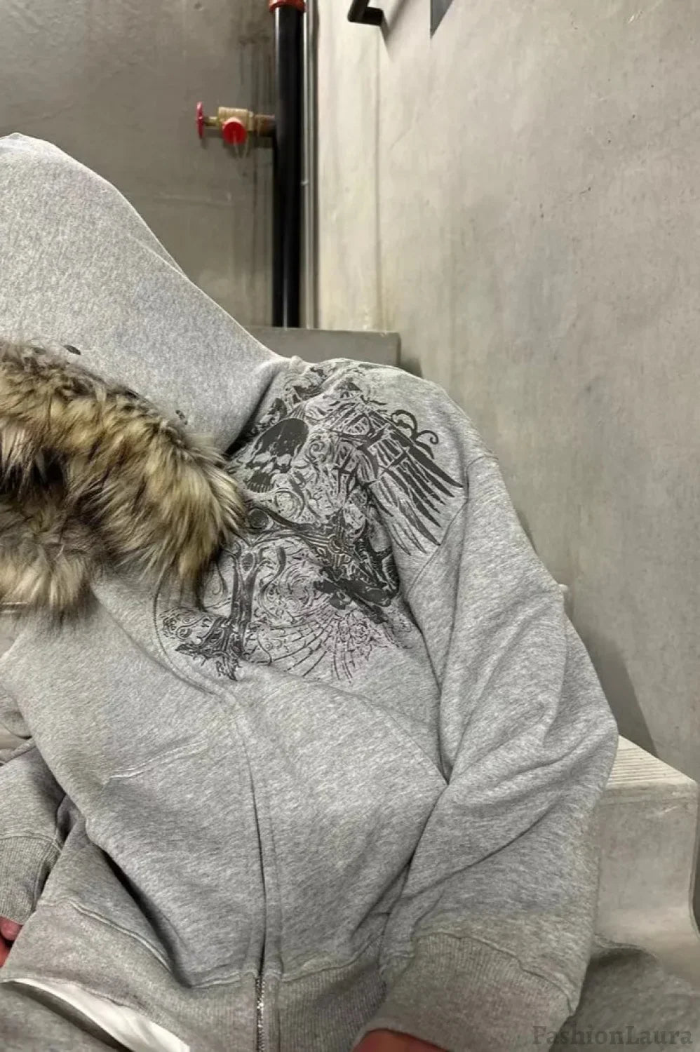 American Gothic Skeleton Bone Hoodie