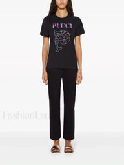 Animal Pattern Print Maternity T Shirt