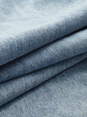 Asymmetric Waist Wide Leg Jeans Pants