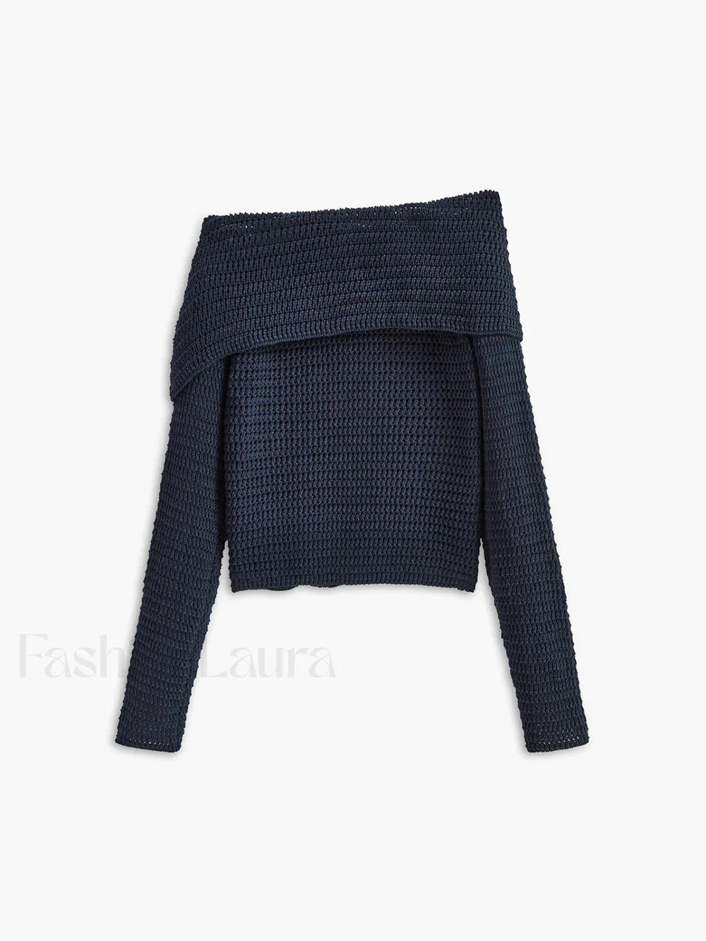 Asymmetrical Breasted Knit Top Knit Tops