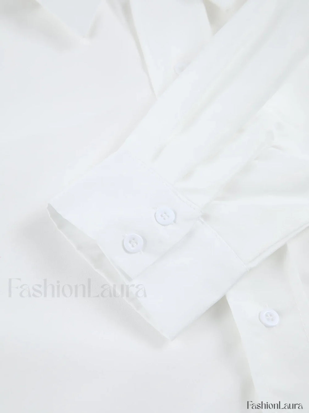 Asymmetrical Pocket Button Trendy Collar Crop Shirt Shirts