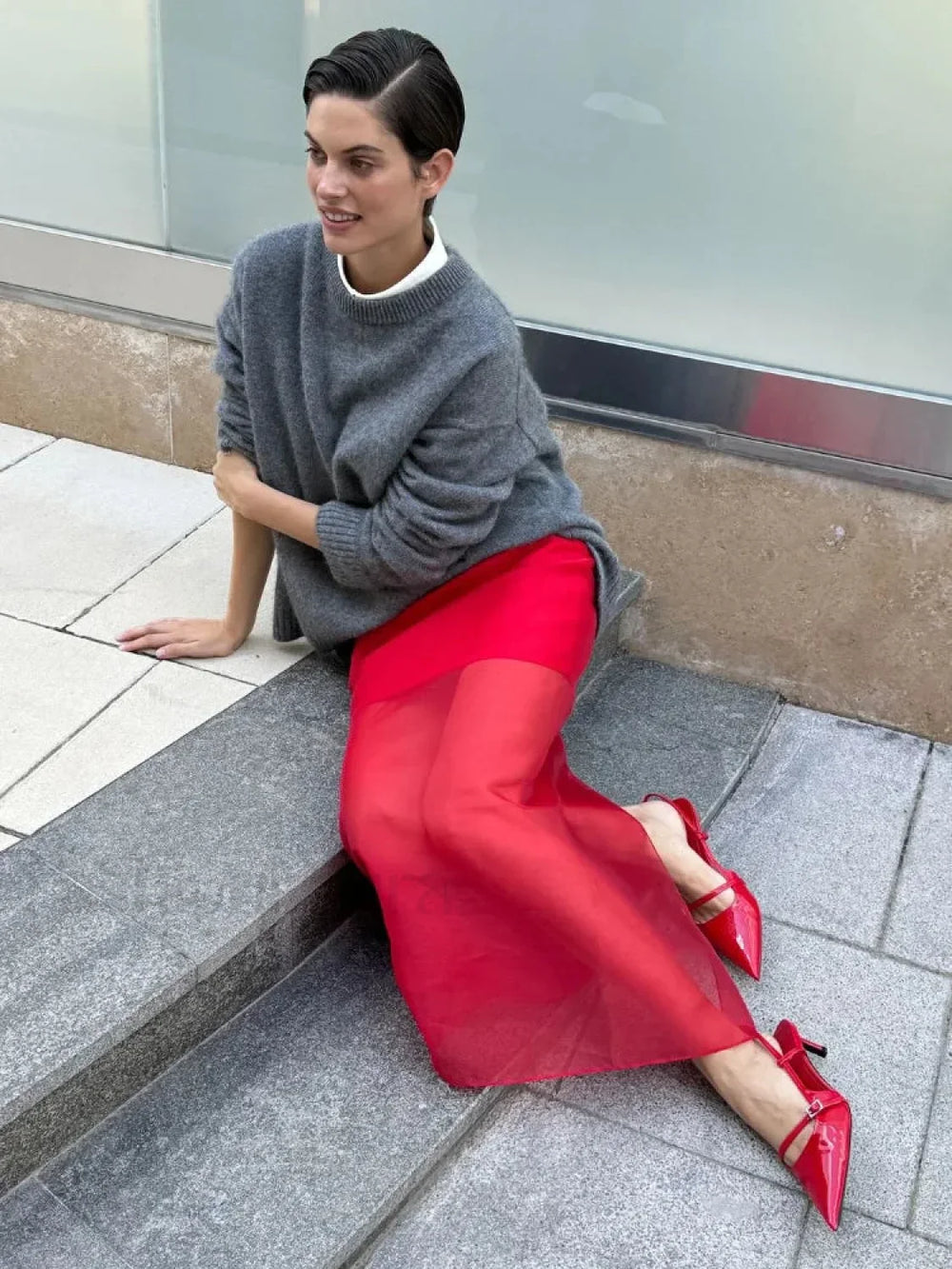 Autumn Women Solid Knitted Fashion Versatile O neck Long Sleeve Basic Casual Sweater Sweaters L