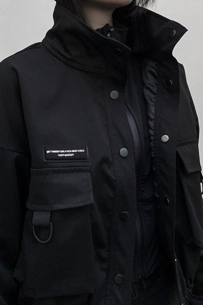 Cropped Street Utility Jacket