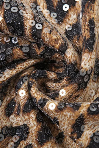 Leopard Print Mini Dress