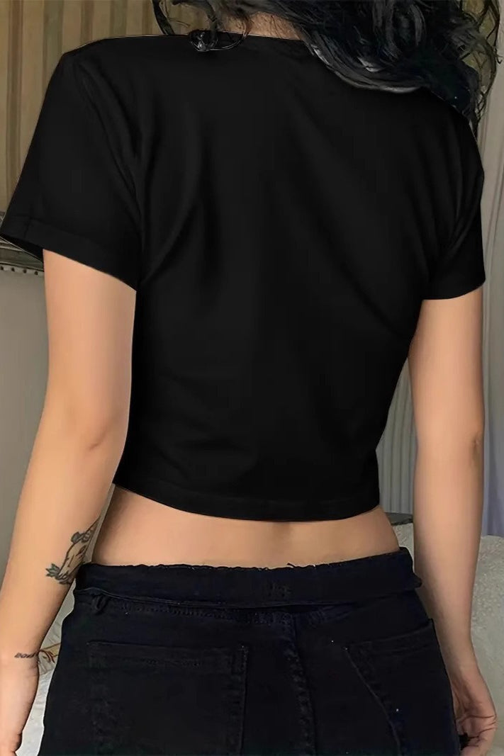 Slim Fit Cropped T-Shirt