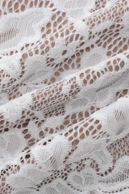 Sexy Hollow Out Lace Bodycon Maxi Dress