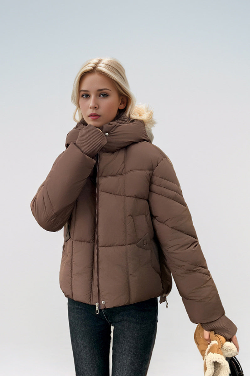 Short Puffer Down Coat coats