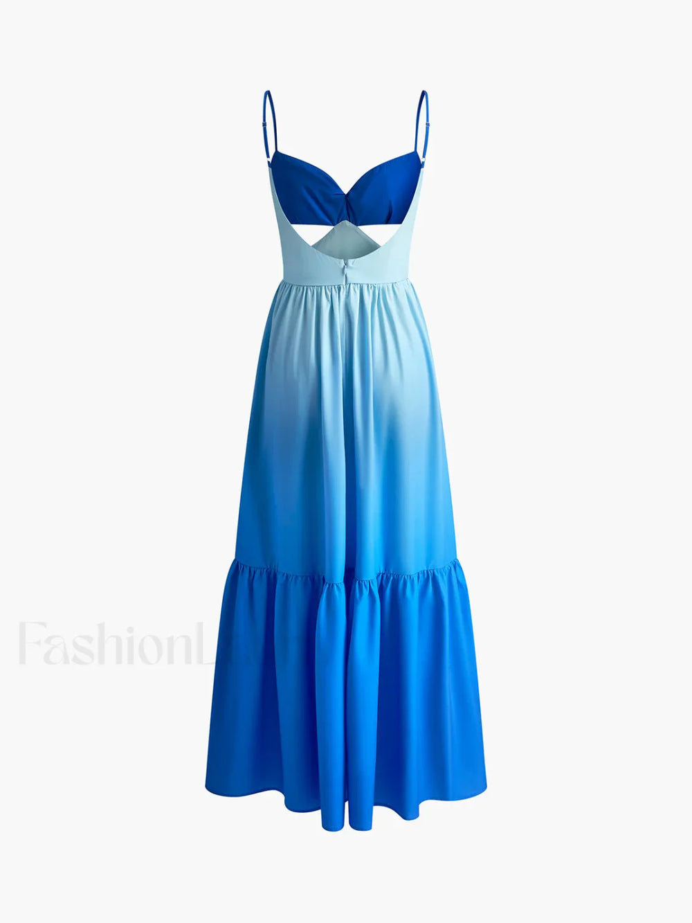 Backless Cutout Cami Long Dress Dresses