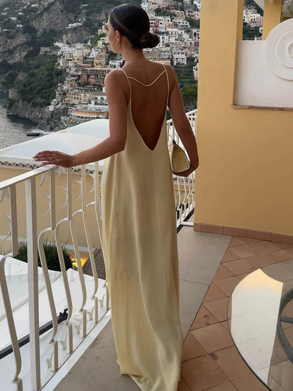 Backless Vacation Graceful Long Dress Dresses