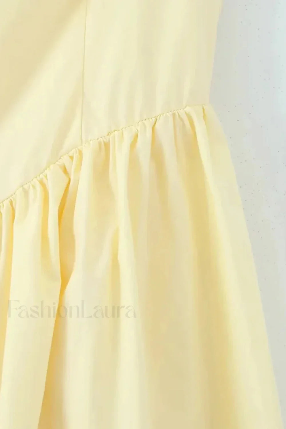 Ballet Style A Line Fluffy Neck Mini Dress