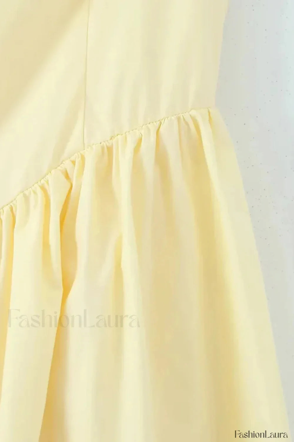 Ballet Style A Line Fluffy Neck Mini Dress