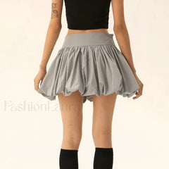 Balloon High Waist A Line Skirt