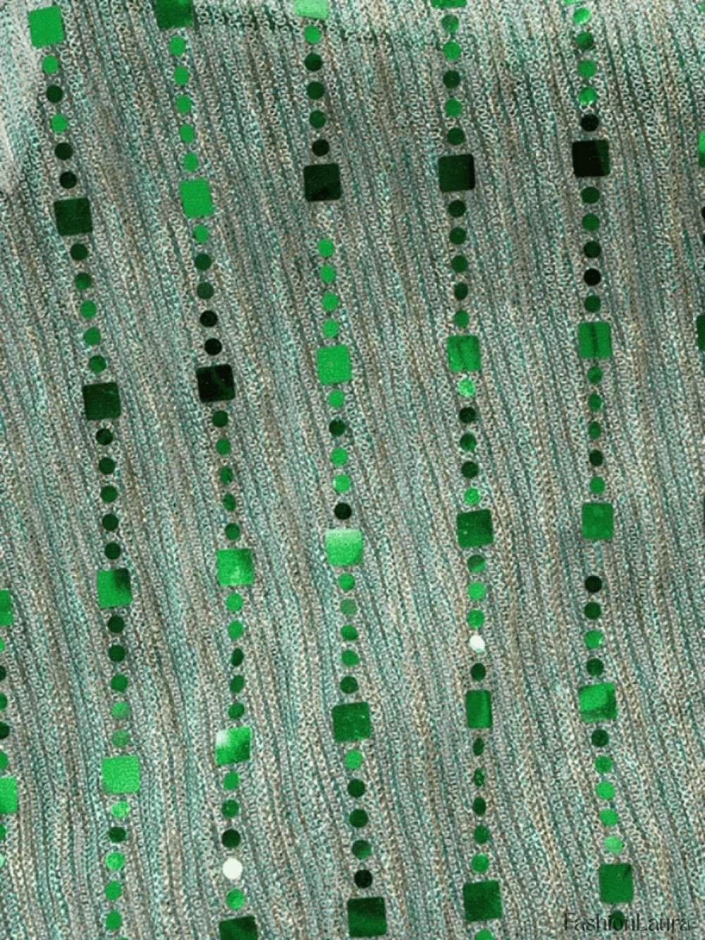 Bandage Design Sequin Long Sleeve Shrug Tops&Tees