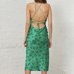 Bandage Off Shoulder Floral Dress