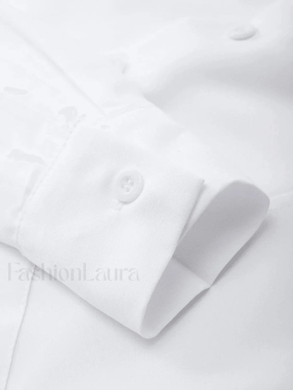 Basic Long Sleeve Button Blouse Shirts