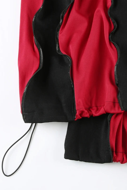 Harajuku Patchwork Wide Fit Jeans