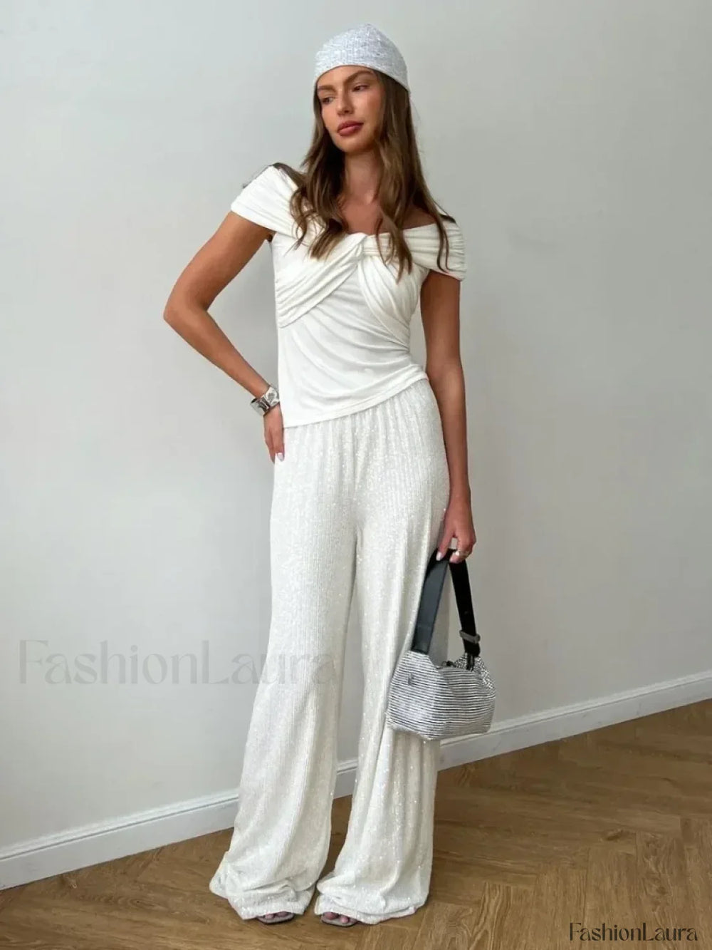 Black Crop Off Shoulder T Shirt