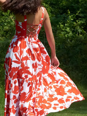 Blooming In Summer Floral Print Cami Long Dress Dresses