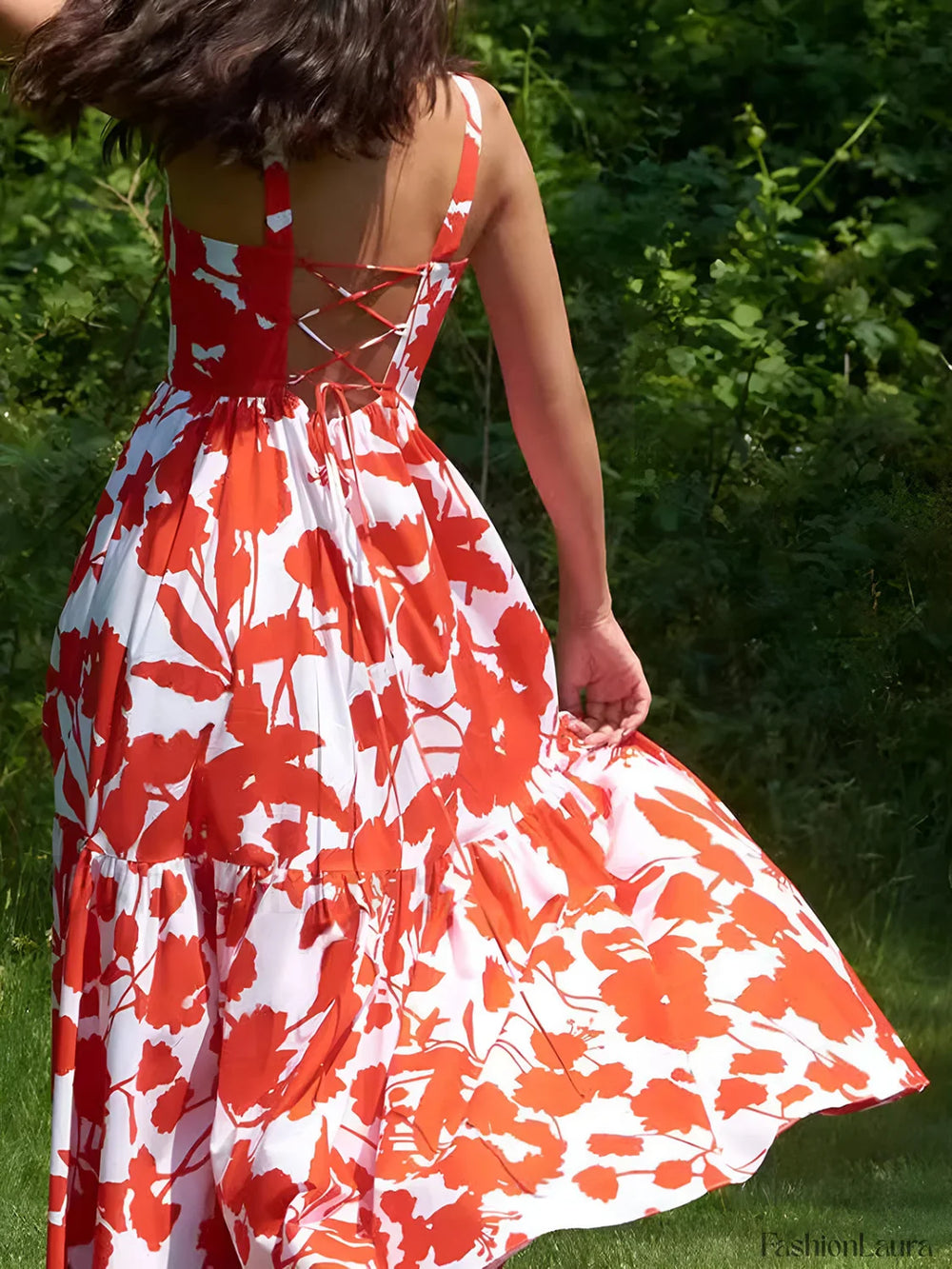 Blooming In Summer Floral Print Cami Long Dress Dresses