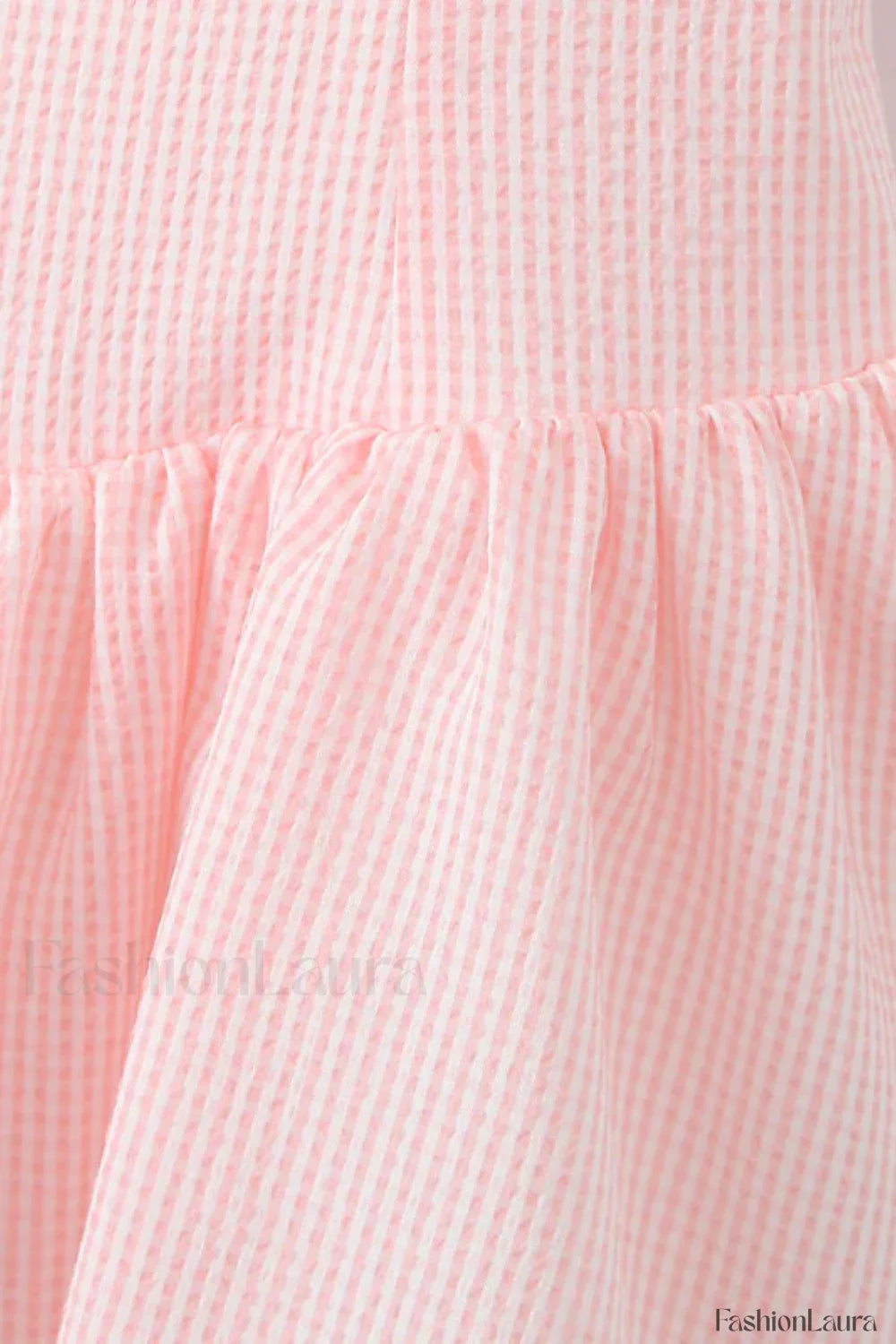 Bow Tie Mesh Cami Puff Mini Dress