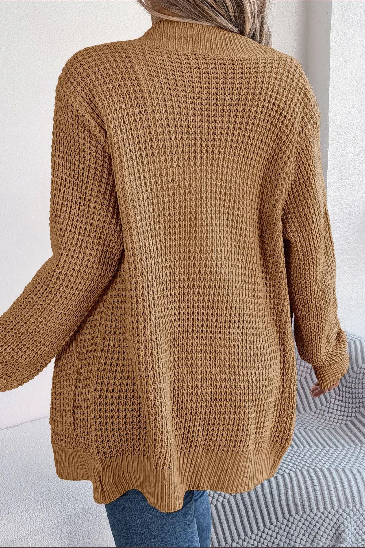 Loose Knit Pocket Cardigan