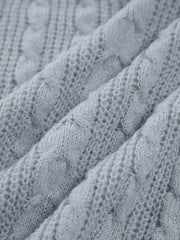 Cable Knit Graceful Oversized Sweater Sweaters L
