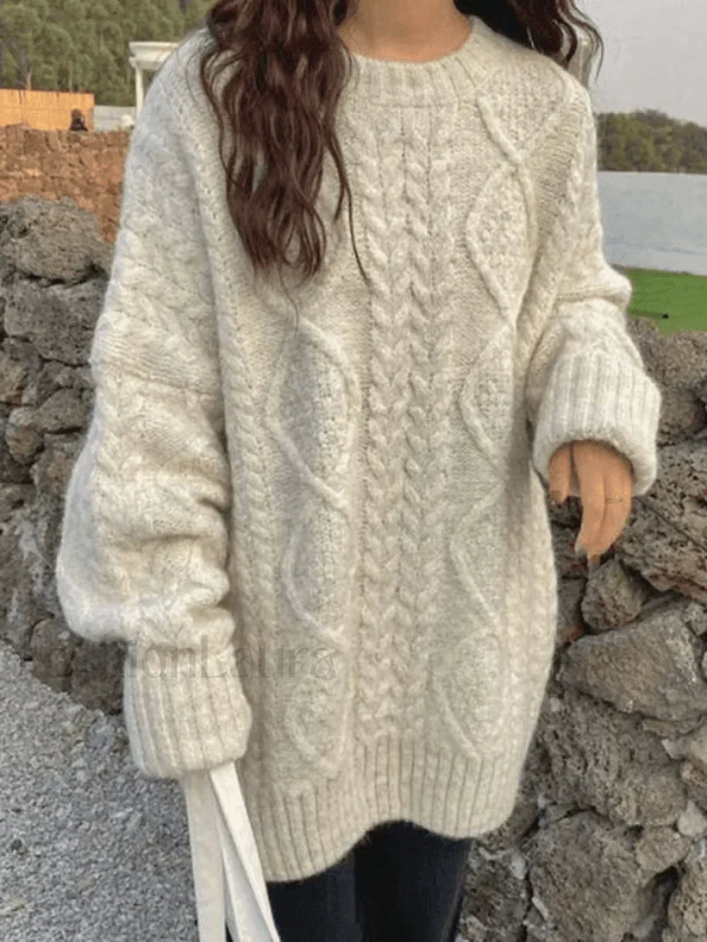 Cable Knit Jumper Sweater Sweaters