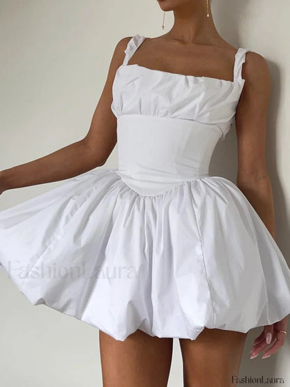 Cami Puff Mini Dress