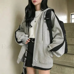 Casual Oversized Streetwear Hooded Hoody Sweatshirts & Hoodies L