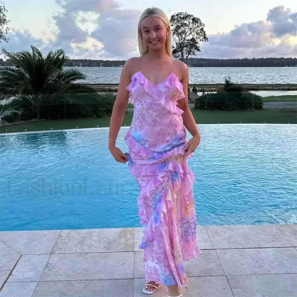 Casual Sling Floral Dress