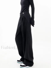 Casual Wide Graceful Leg Pants Pants