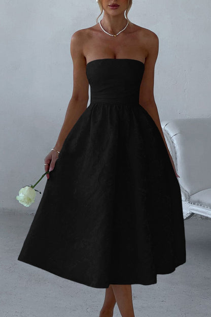 Strapless Elegant Party Dress