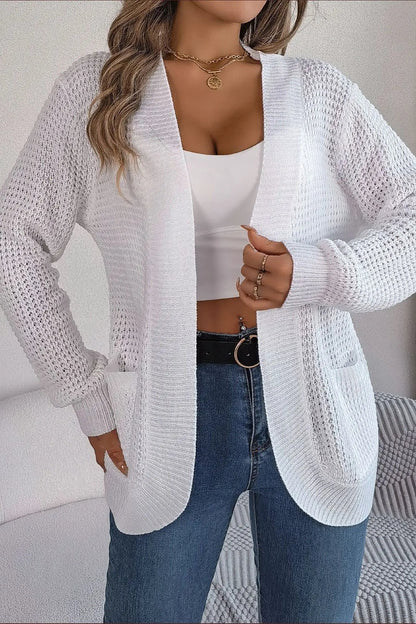 Loose Knit Pocket Cardigan
