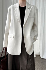 Split Back Relaxed Fit Blazer