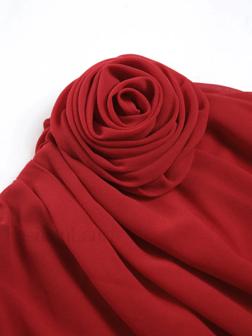 Chiffon Semi sheer One Shoulder Asymmetrical Blouse Blouses