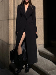 Collar Pocket Blazer Coat Blazers