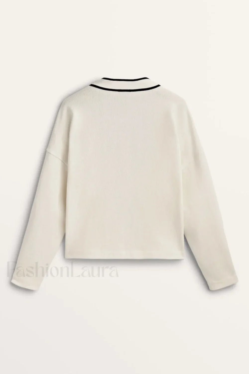 Contrast Knit College Cardigan