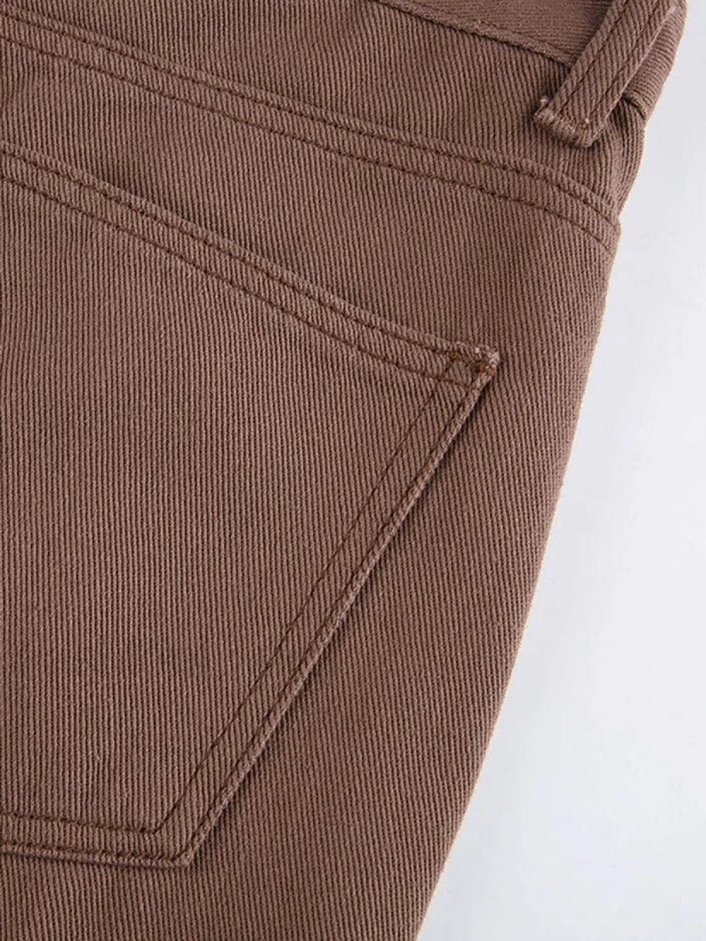 Corduroy Straight Leg Pants Pants