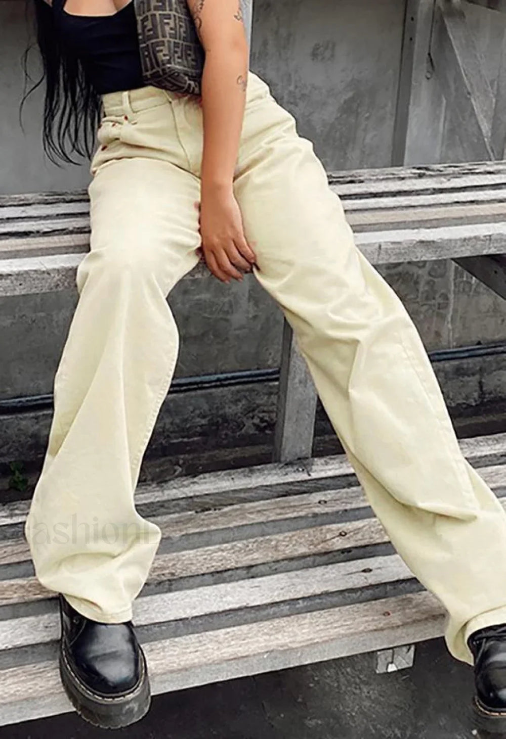 Corduroy Straight Leg Pants Pants