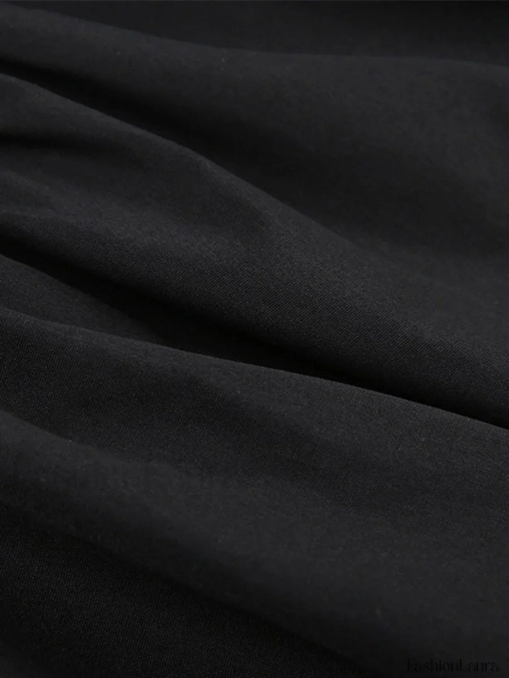 Corset Detail Black Long Sleeve Mini Dress Mini Dresses