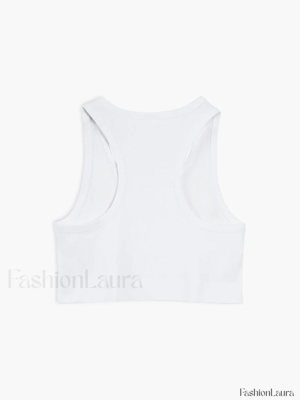 Cotton Blends Graceful Cropped Tank Top Tank Tops & Camis