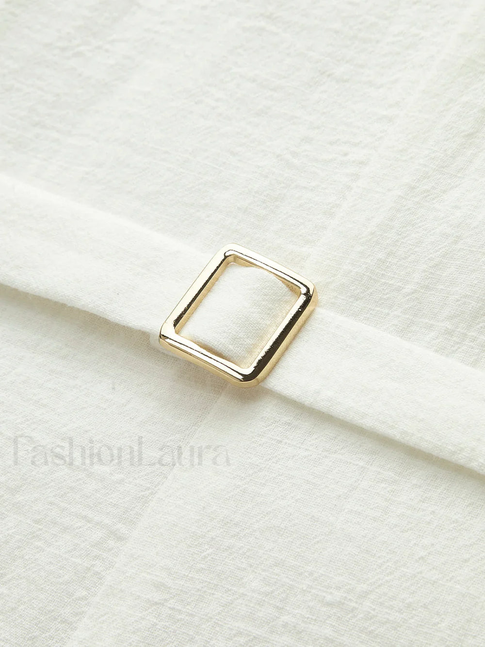 Cotton Button Front Short Dress Dresses