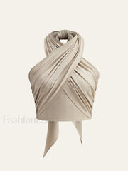 Cotton & Line Crisscross Halter Tank Top Tank Tops & Camis