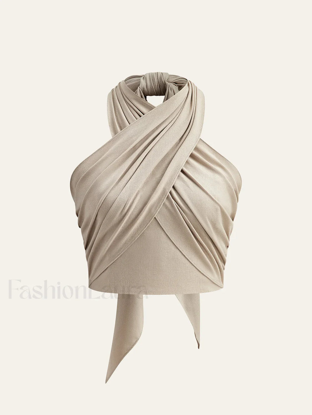 Cotton & Line Crisscross Halter Tank Top Tank Tops & Camis