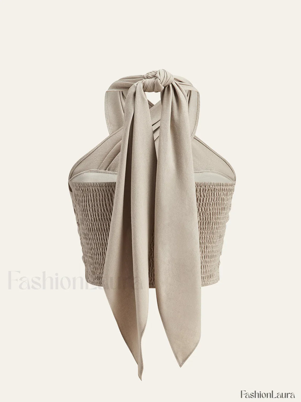 Cotton & Line Crisscross Halter Tank Top Tank Tops & Camis