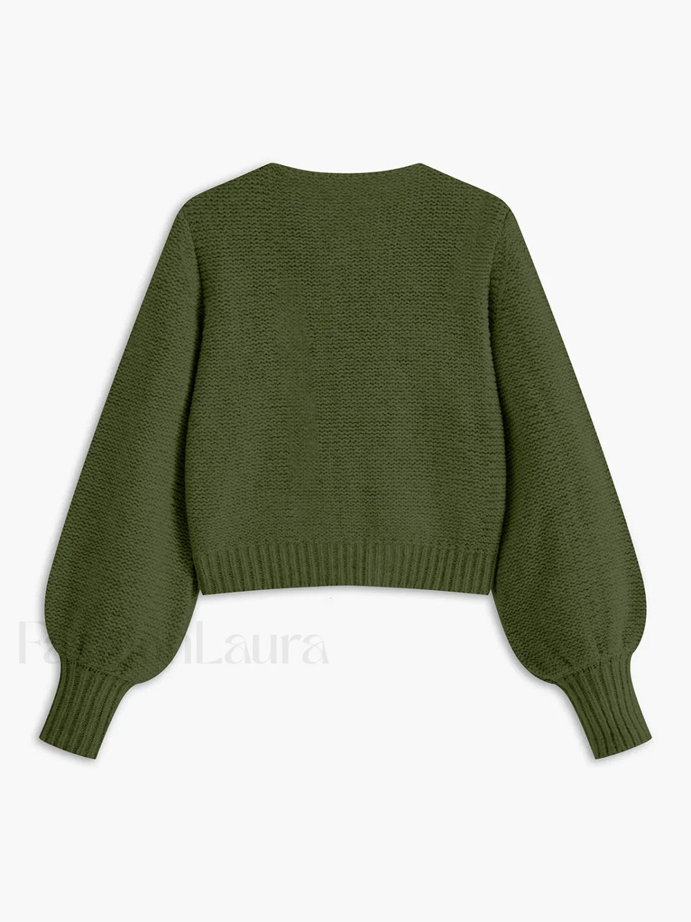 Crew Neck Bow Knit Top Knit Tops