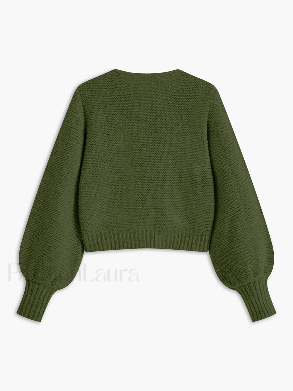 Crew Neck Bow Knit Top Knit Tops