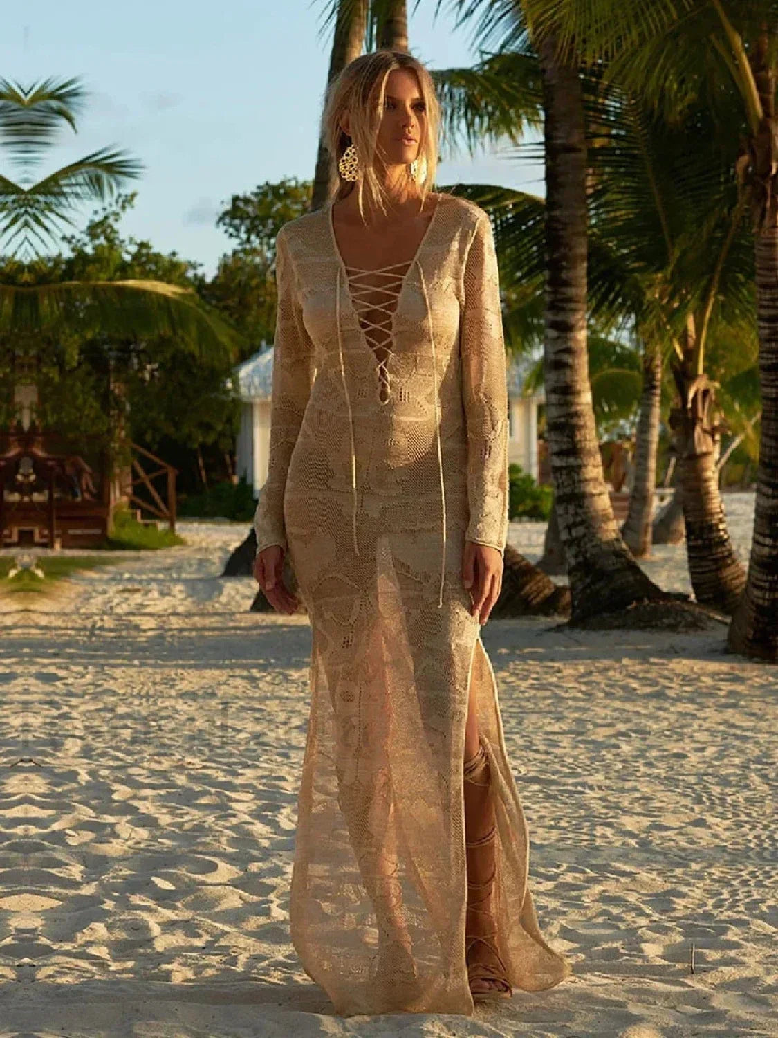 Crochet Rash Guard Cover Up