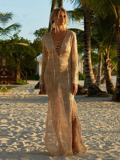 Crochet Rash Guard Cover Up